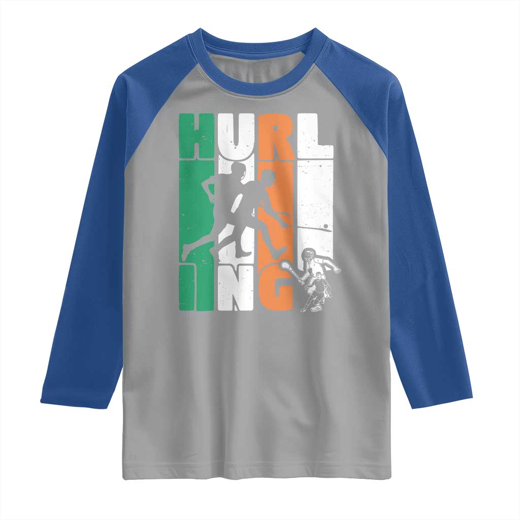 Irish Hurling Hurler Raglan Shirt