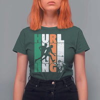 Irish Hurling Hurler T Shirt For Women