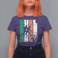 Irish Hurling Hurler T Shirt For Women