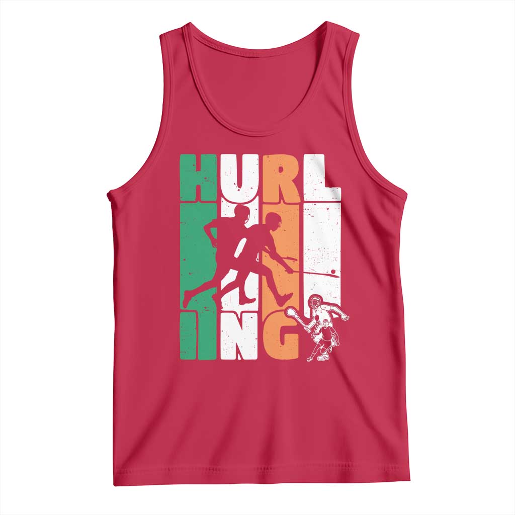 Irish Hurling Hurler Tank Top
