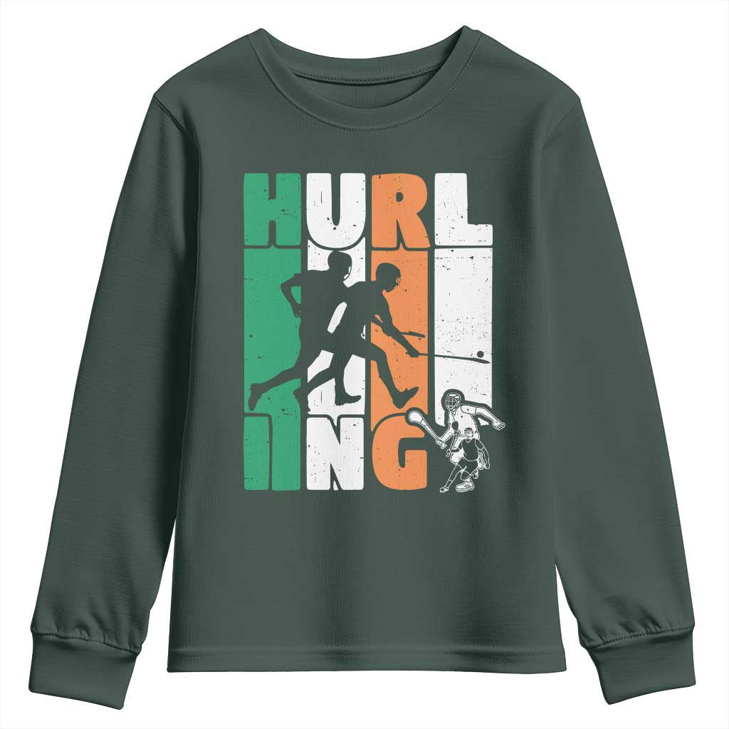 Irish Hurling Hurler Youth Sweatshirt