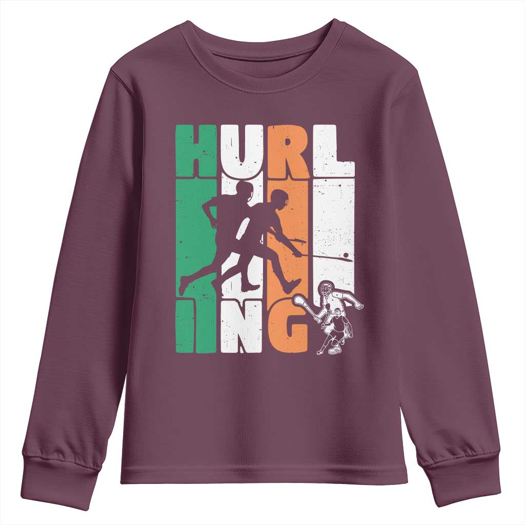 Irish Hurling Hurler Youth Sweatshirt
