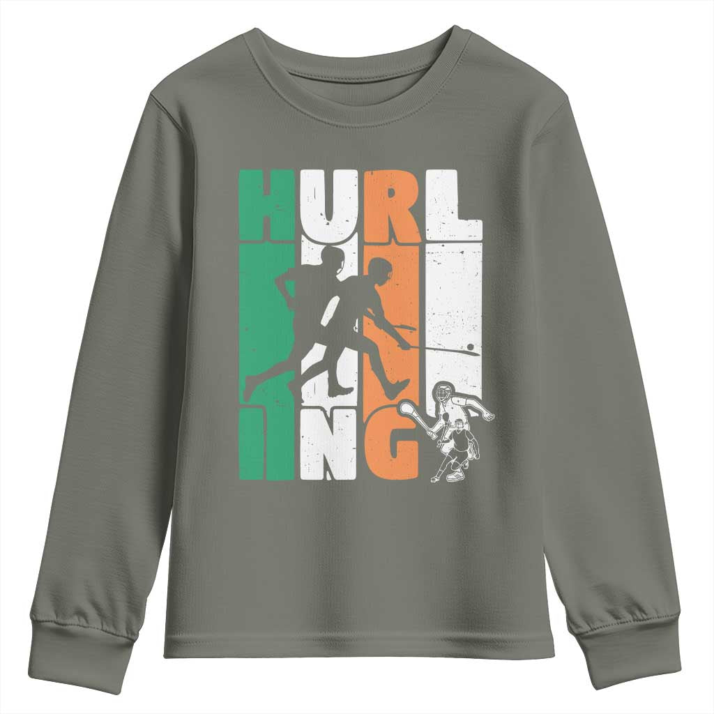 Irish Hurling Hurler Youth Sweatshirt