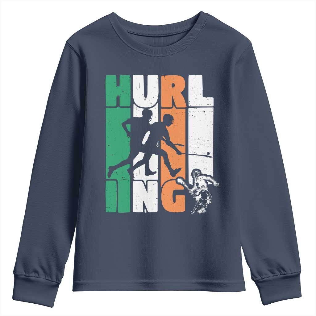 Irish Hurling Hurler Youth Sweatshirt
