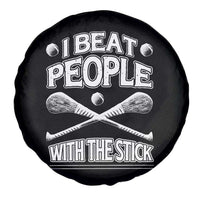 Funny Irish Hurling Spare Tire Cover I Beat People With a Stick