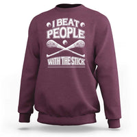Funny Irish Hurling Sweatshirt I Beat People With a Stick