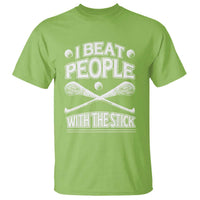 Funny Irish Hurling T Shirt I Beat People With a Stick