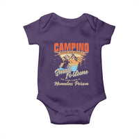 Camping Baby Onesie Where You Spend A Small Fortune To Live Like A Homeless Person