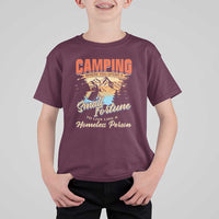 Camping T Shirt For Kid Where You Spend A Small Fortune To Live Like A Homeless Person - Wonder Print Shop