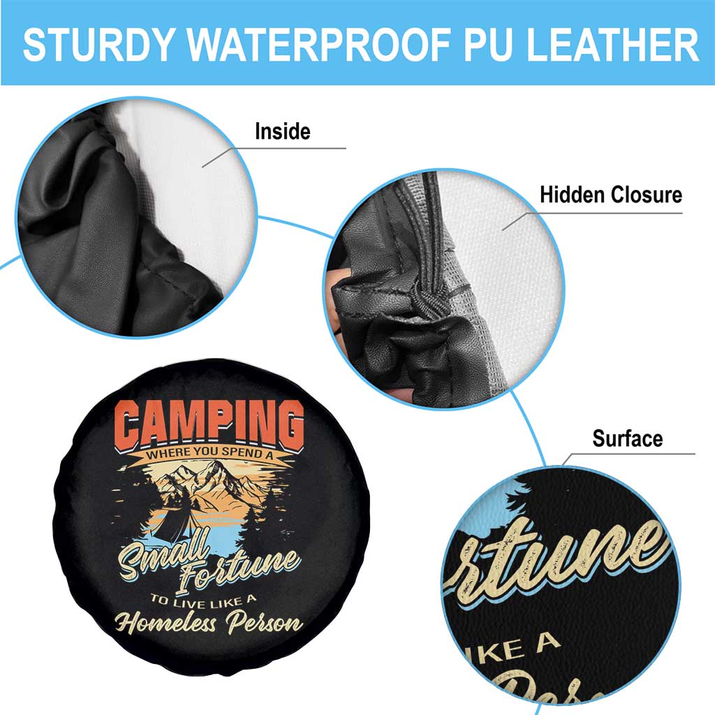 Camping Spare Tire Cover Where You Spend A Small Fortune To Live Like A Homeless Person