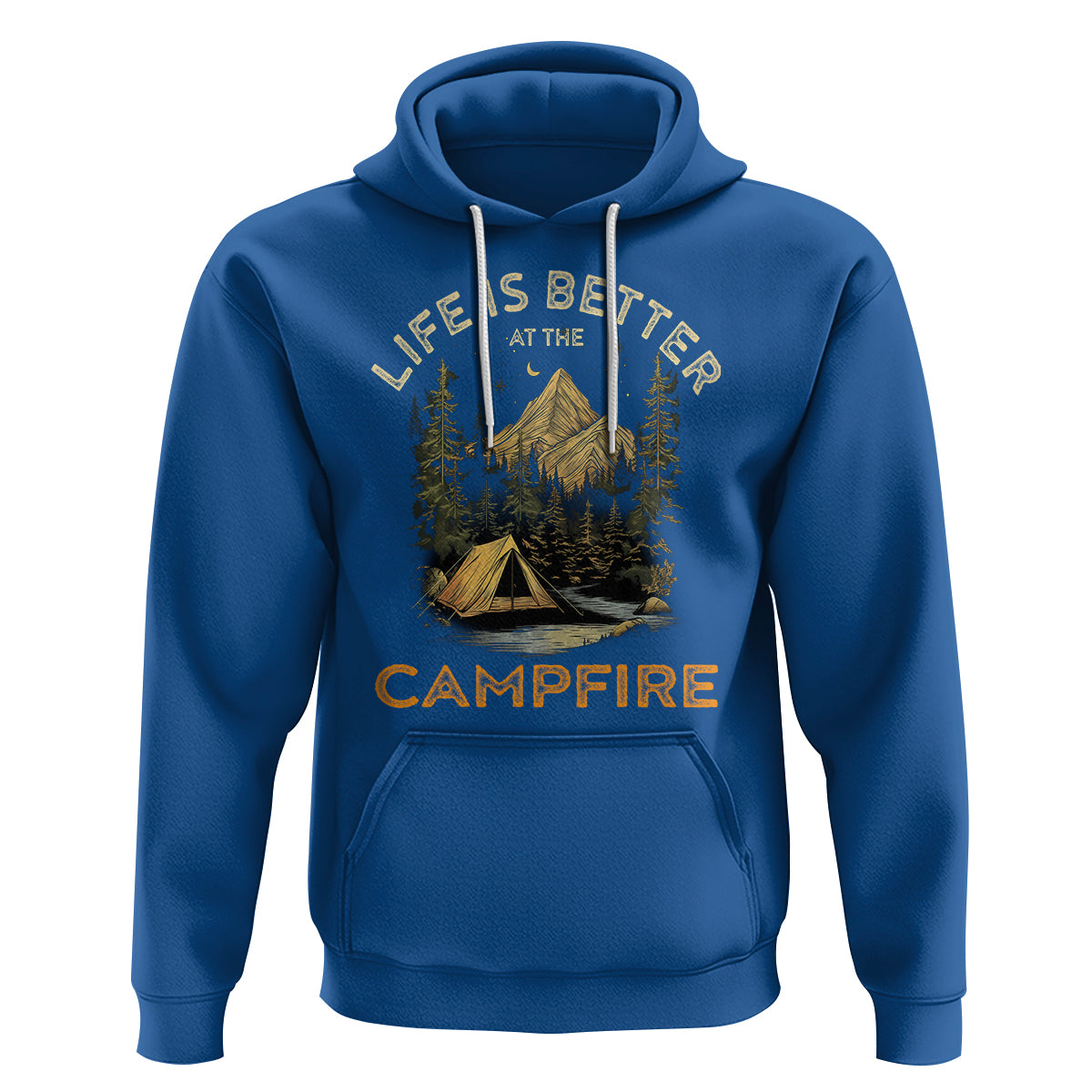 Camping Lover Hoodie Life Is Better At The Campfire - Wonder Print Shop
