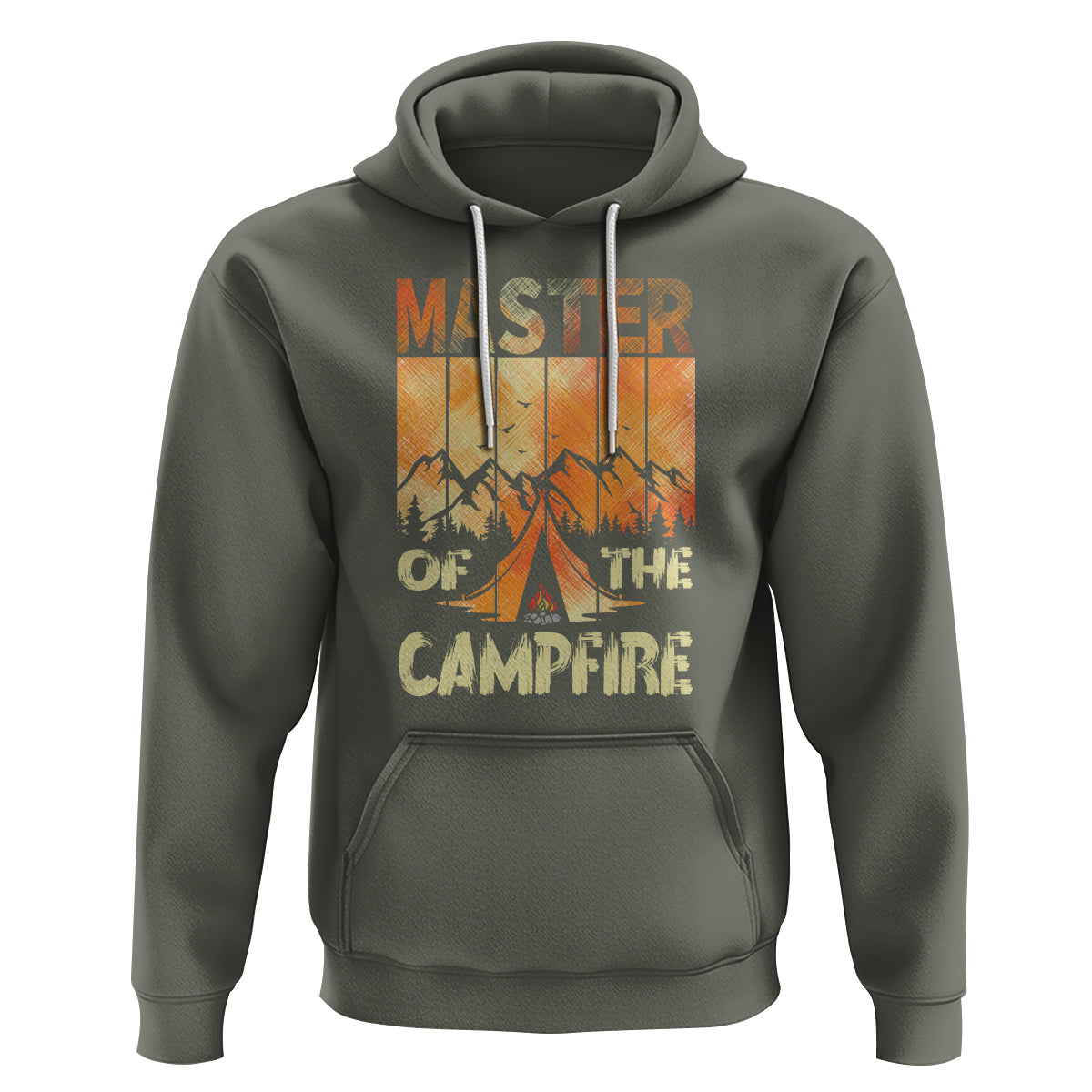 Funny Camping Hoodie Master Of The Campfire - Wonder Print Shop