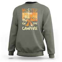 Funny Camping Sweatshirt Master Of The Campfire - Wonder Print Shop