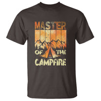 Funny Camping T Shirt Master Of The Campfire - Wonder Print Shop