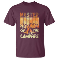 Funny Camping T Shirt Master Of The Campfire - Wonder Print Shop