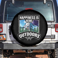 Funny Camping Spare Tire Cover Happiness Is Being Outdoor