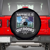 Funny Camping Spare Tire Cover Happiness Is Being Outdoor