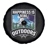 Funny Camping Spare Tire Cover Happiness Is Being Outdoor