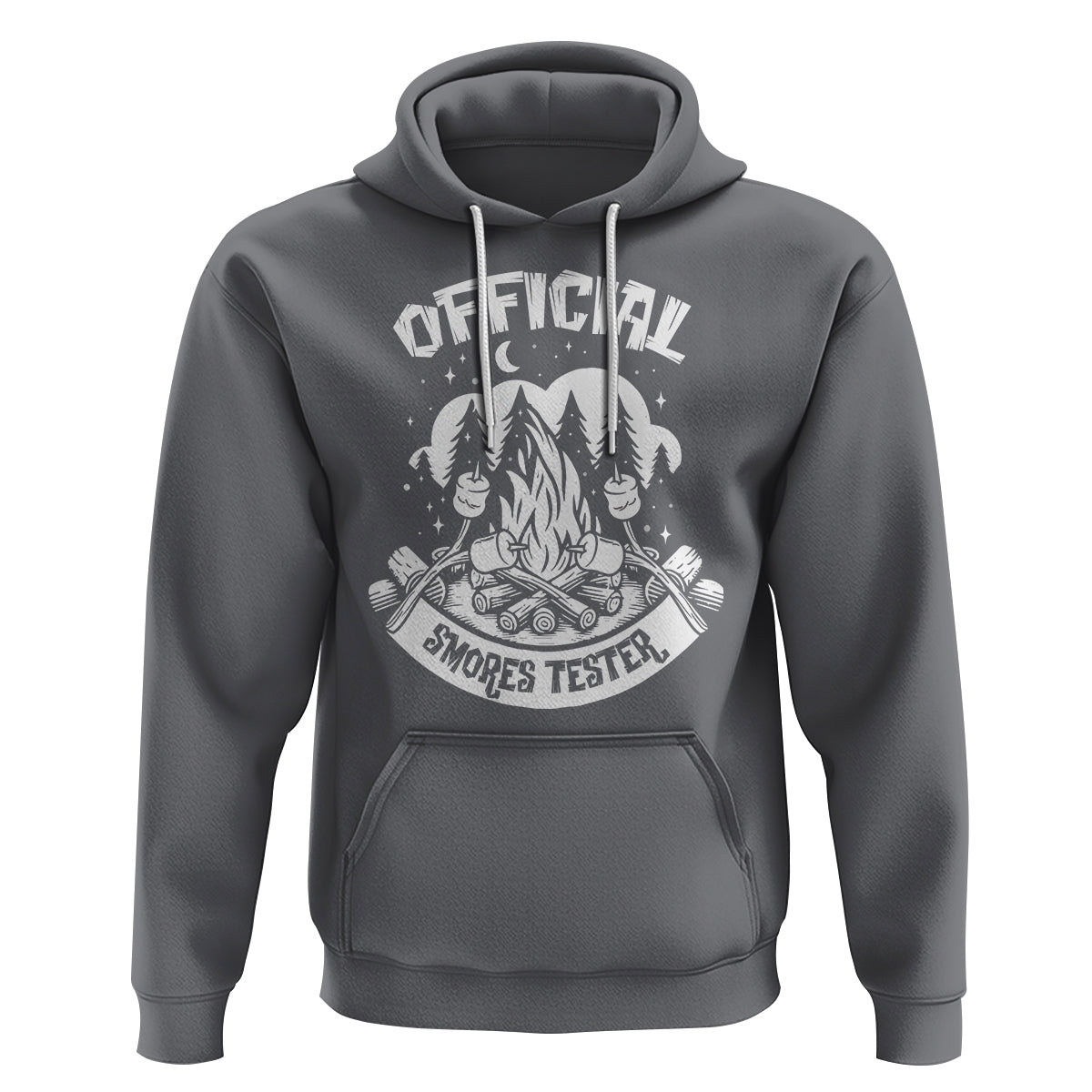 Funny Camping Hoodie Official Smores Tester - Wonder Print Shop