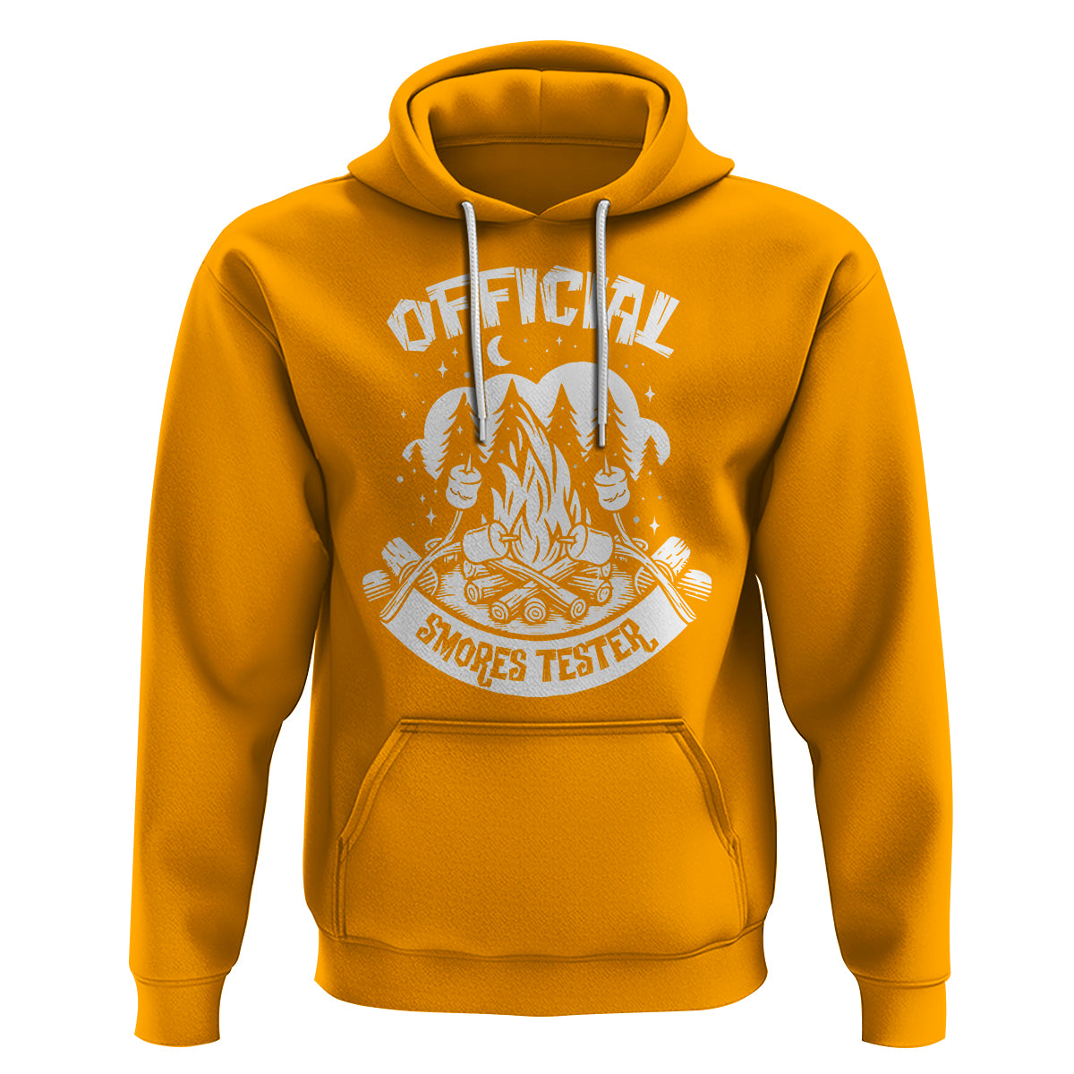 Funny Camping Hoodie Official Smores Tester - Wonder Print Shop