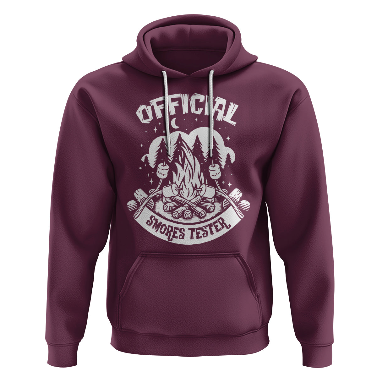 Funny Camping Hoodie Official Smores Tester - Wonder Print Shop