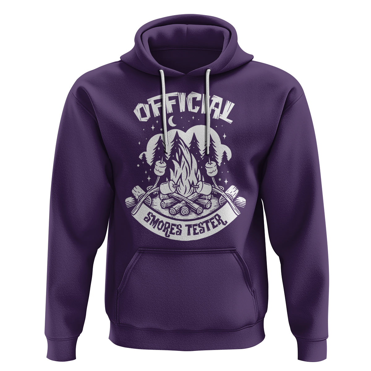 Funny Camping Hoodie Official Smores Tester - Wonder Print Shop