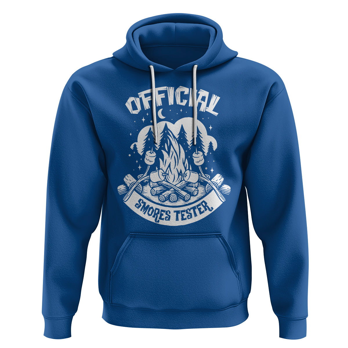 Funny Camping Hoodie Official Smores Tester - Wonder Print Shop
