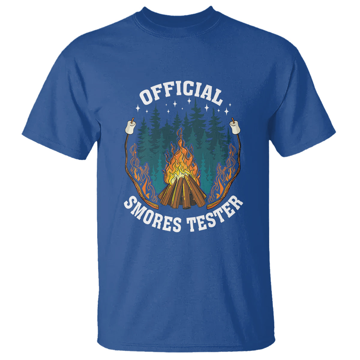 Funny Camping T Shirt Official Smores Tester - Wonder Print Shop