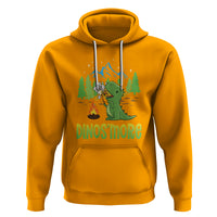 Camping Dinosaur Hoodie Dinos'more Funny Campfire Camper - Wonder Print Shop