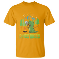 Camping Dinosaur T Shirt Dinos'more Funny Campfire Camper - Wonder Print Shop