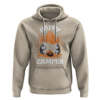 Camping Hoodie Happy Camper Funny Bear Campfire - Wonder Print Shop