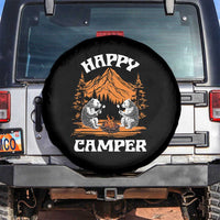 Camping Spare Tire Cover Happy Camper Funny Bear Campfire