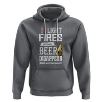 Camping Hoodie I Light Fires And Make Beer Disappear What's Your Superpower - Wonder Print Shop