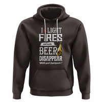 Camping Hoodie I Light Fires And Make Beer Disappear What's Your Superpower - Wonder Print Shop