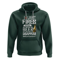 Camping Hoodie I Light Fires And Make Beer Disappear What's Your Superpower - Wonder Print Shop