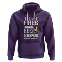 Camping Hoodie I Light Fires And Make Beer Disappear What's Your Superpower - Wonder Print Shop