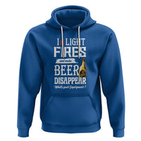Camping Hoodie I Light Fires And Make Beer Disappear What's Your Superpower - Wonder Print Shop