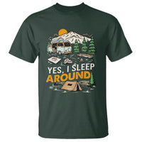Camping T Shirt Yep I Sleep Around Campers - Wonder Print Shop