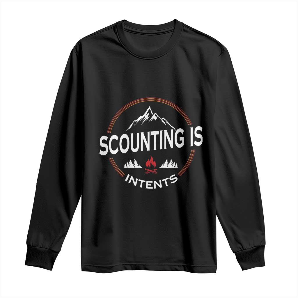 Scouting Is Tent Long Sleeve Shirt