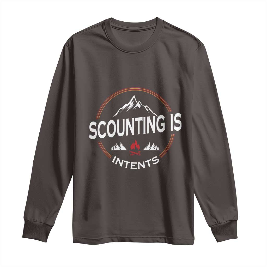 Scouting Is Tent Long Sleeve Shirt