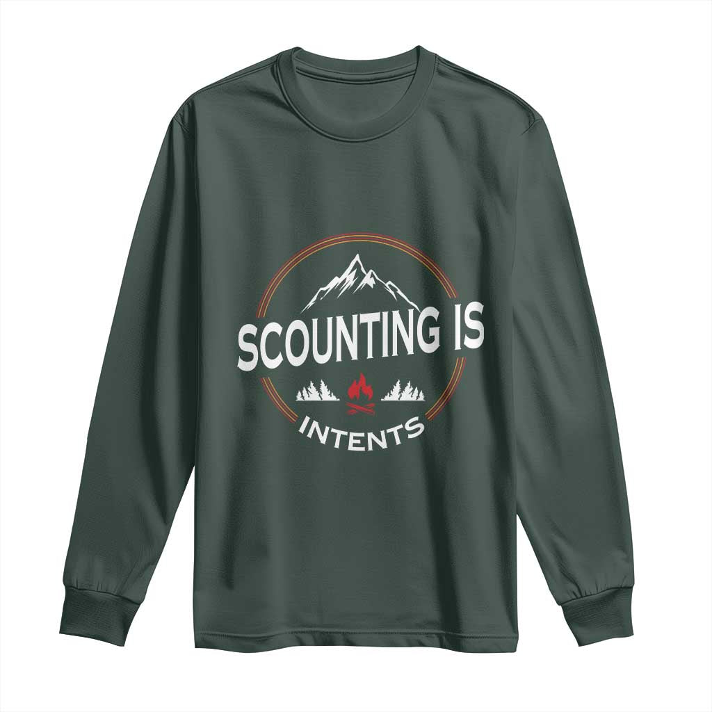 Scouting Is Tent Long Sleeve Shirt