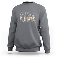 Scouting Sweatshirt Girl Scout Life Girls Cookie Camping - Wonder Print Shop