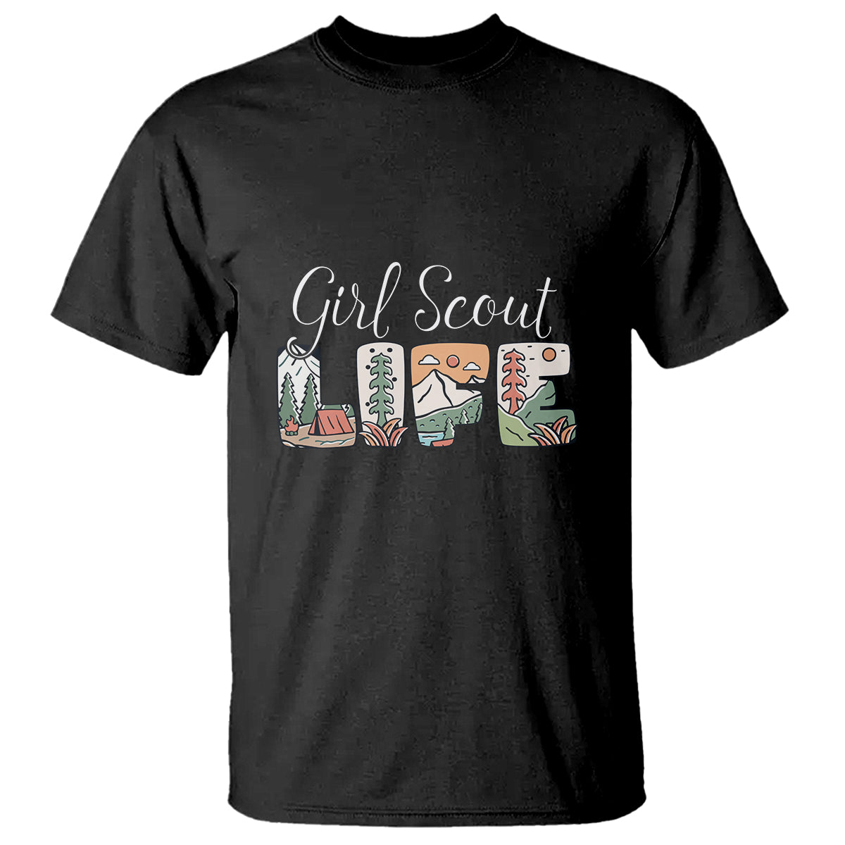 Scouting T Shirt Girl Scout Life Girls Cookie Camping - Wonder Print Shop