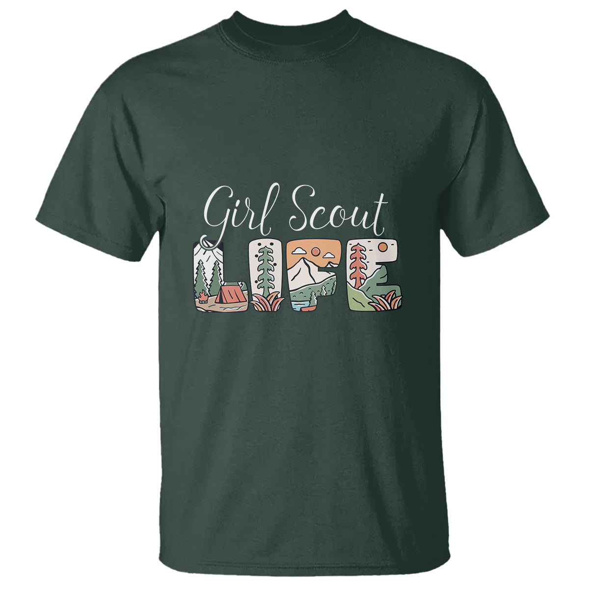 Scouting T Shirt Girl Scout Life Girls Cookie Camping - Wonder Print Shop