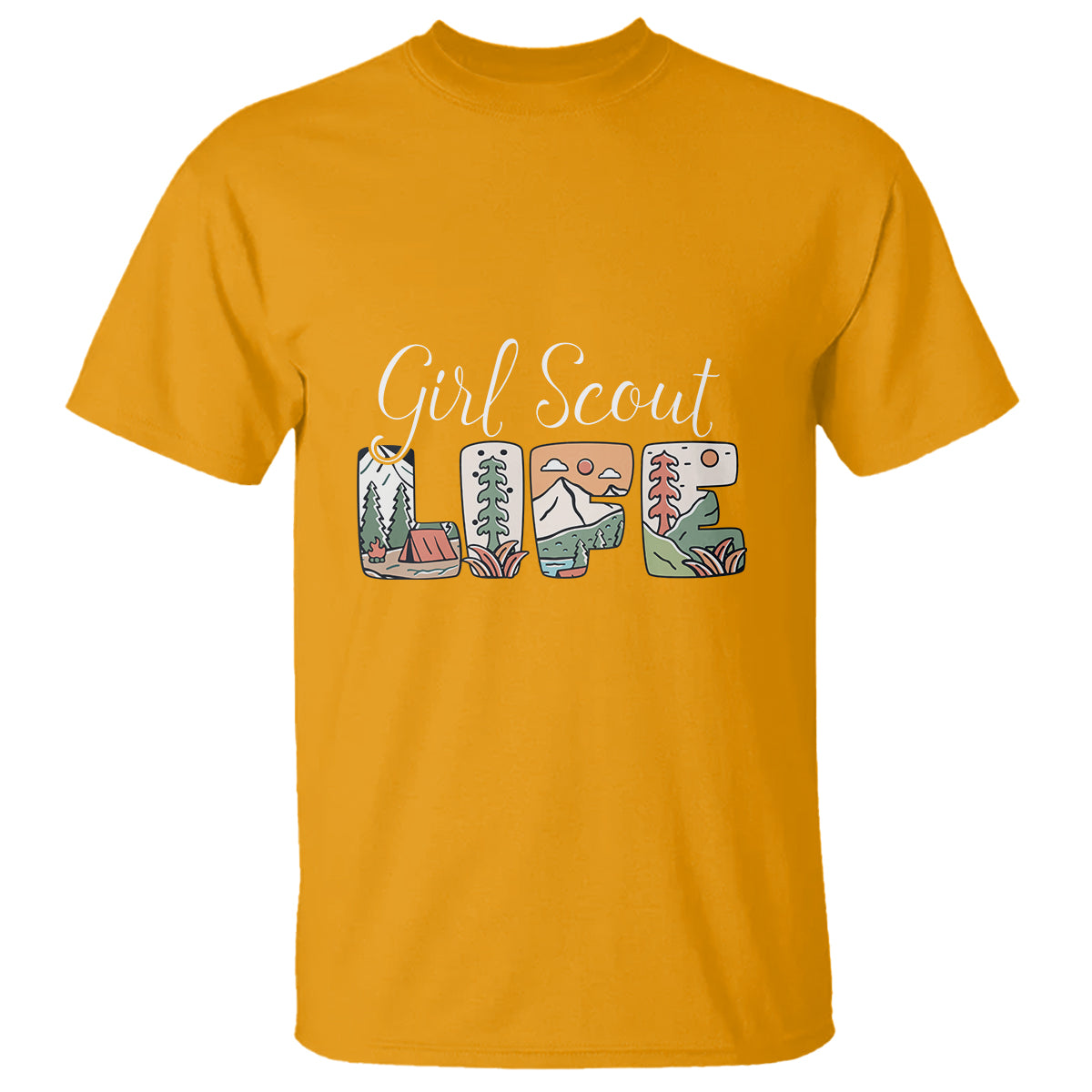 Scouting T Shirt Girl Scout Life Girls Cookie Camping - Wonder Print Shop