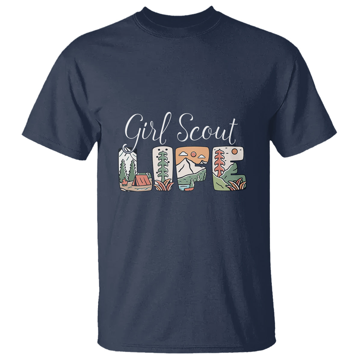 Scouting T Shirt Girl Scout Life Girls Cookie Camping - Wonder Print Shop