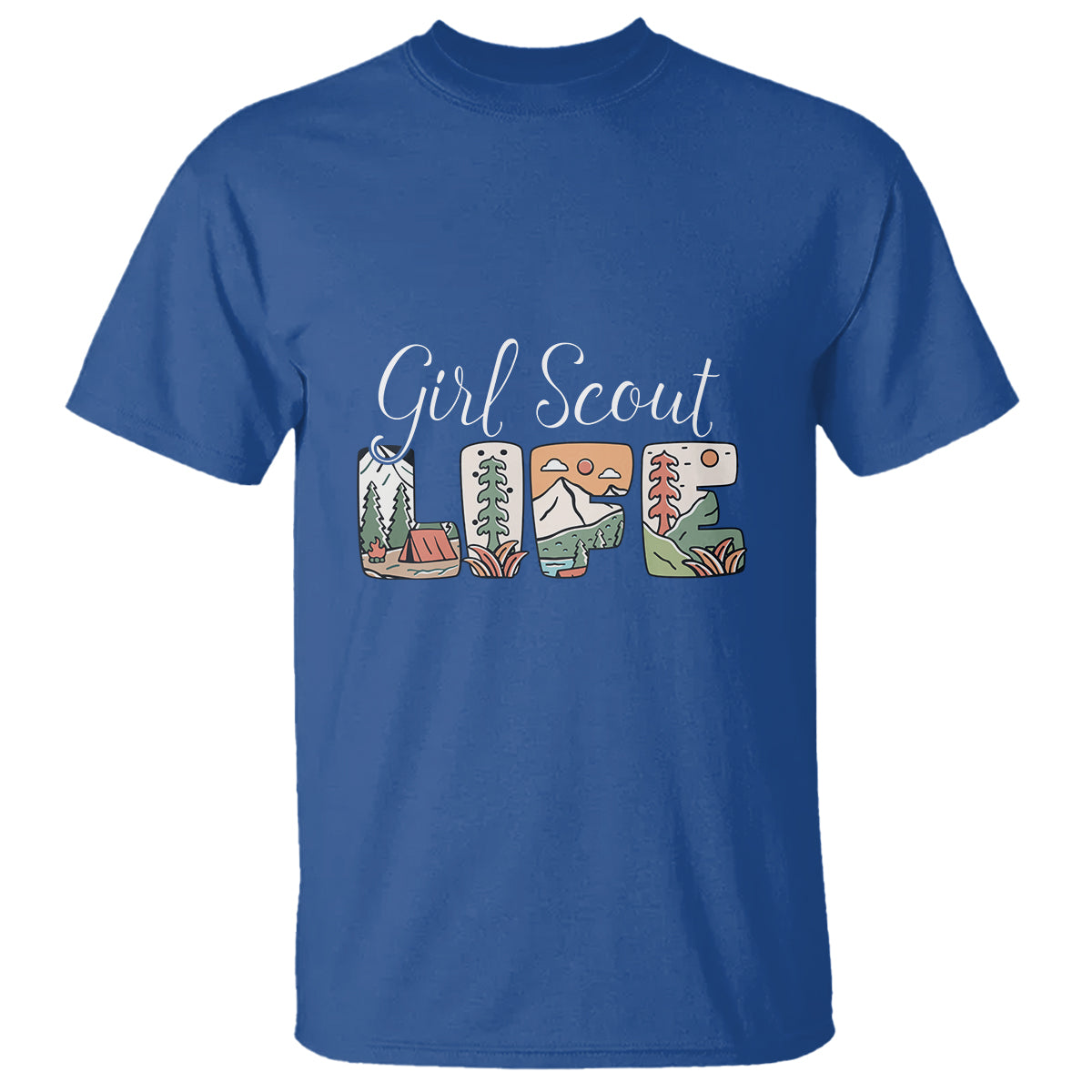 Scouting T Shirt Girl Scout Life Girls Cookie Camping - Wonder Print Shop