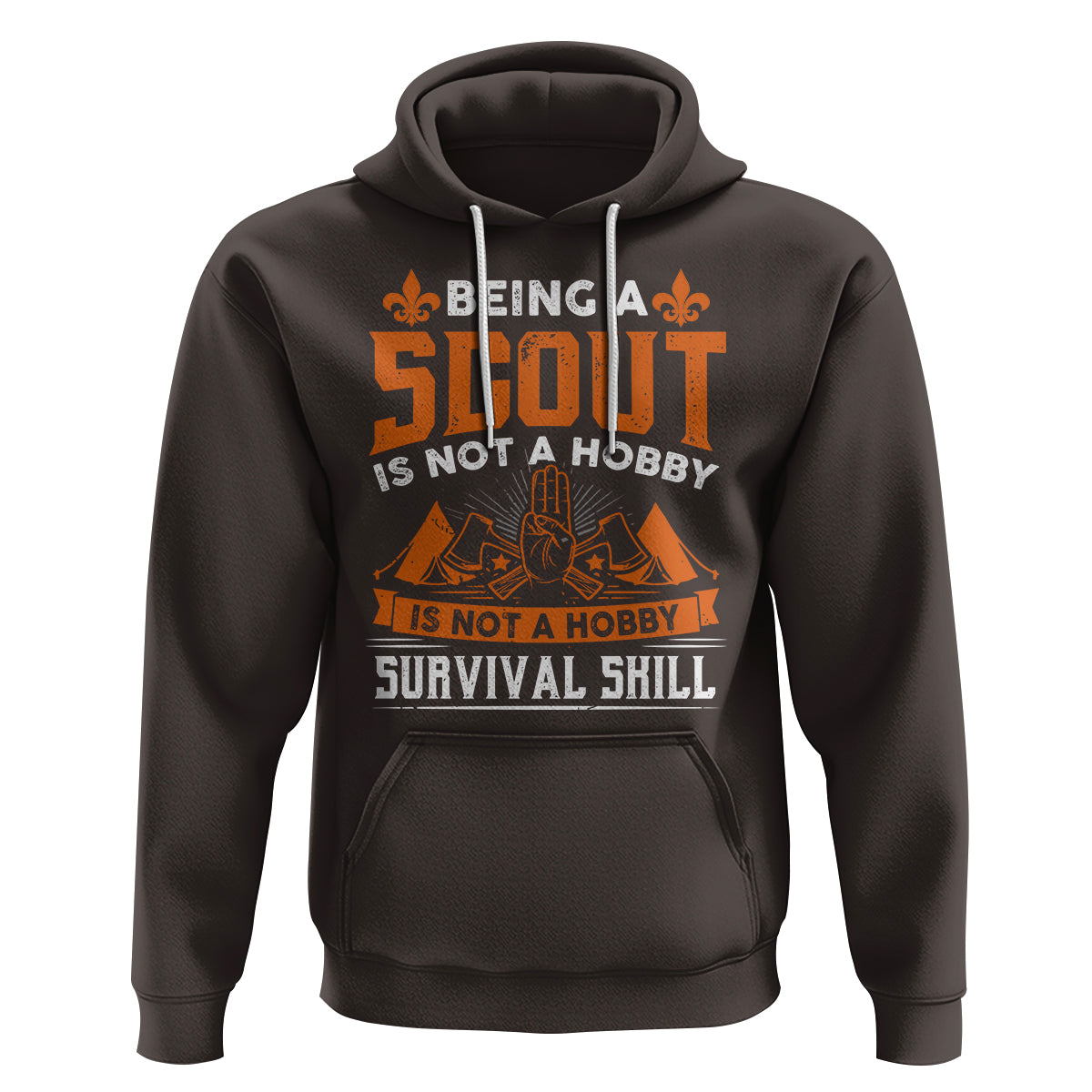 Scouting Hoodie Being A Scout Is Not A Hobby It's A Post Apocalyptic Survival Skill - Wonder Print Shop