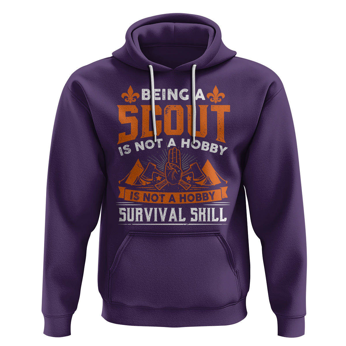 Scouting Hoodie Being A Scout Is Not A Hobby It's A Post Apocalyptic Survival Skill - Wonder Print Shop