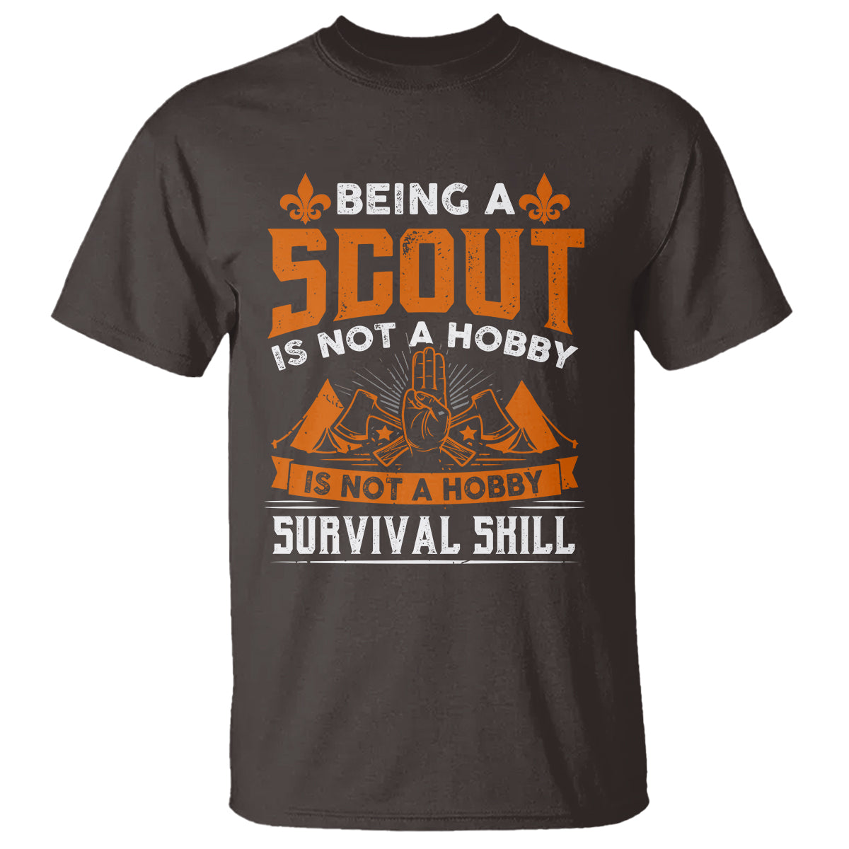 Scouting T Shirt Being A Scout Is Not A Hobby It's A Post Apocalyptic Survival Skill - Wonder Print Shop